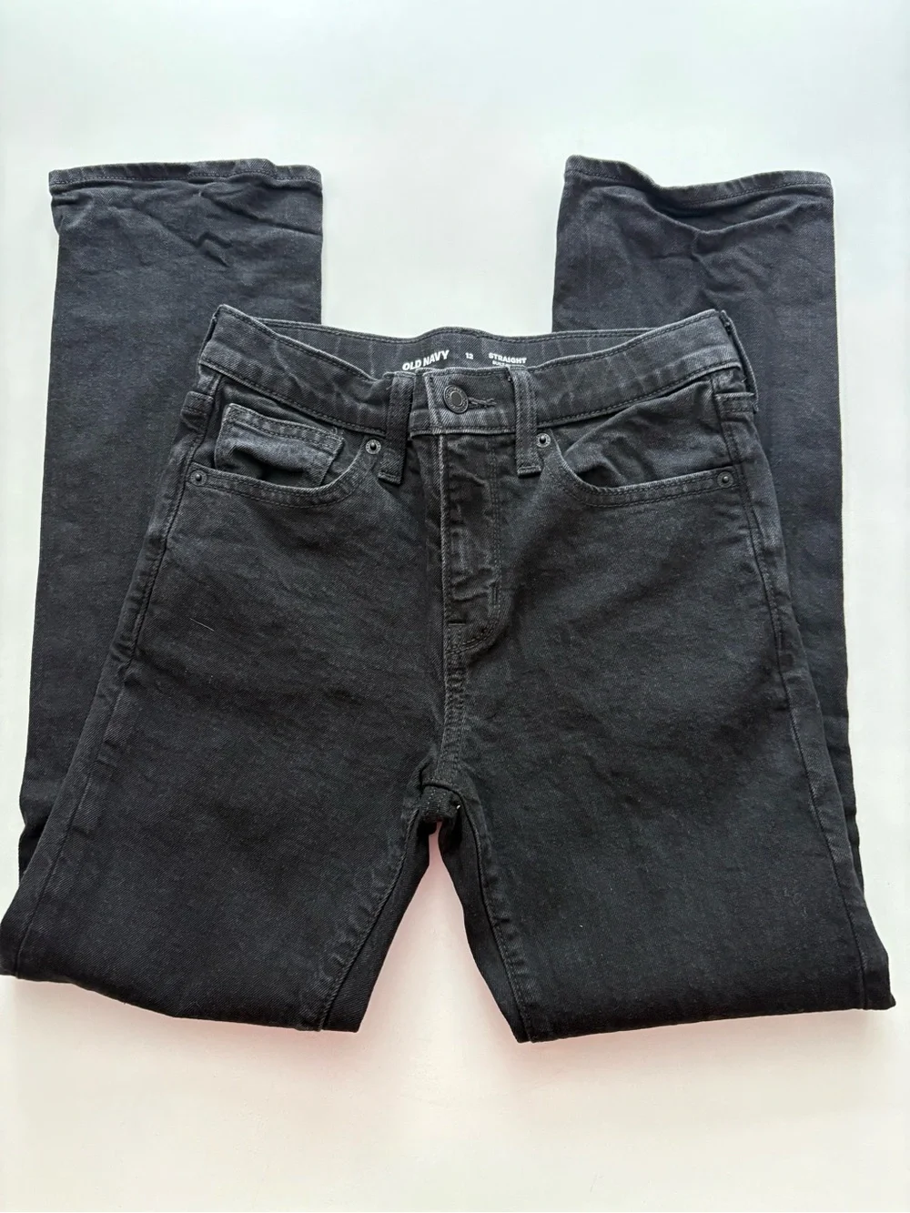 Boys 3 pair Blue gray and Black Stretch Jeans — Modern Fit Size 12